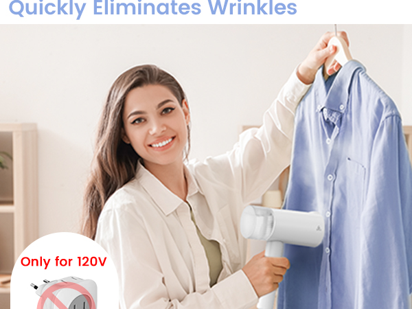 Quickly Eliminates Wrinkles