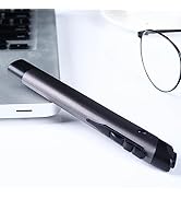 Serounder 2.4G Wireless Optical Pocket Pen Mouse, Bluetooth USB Optical Digital Pen Mouse with St...