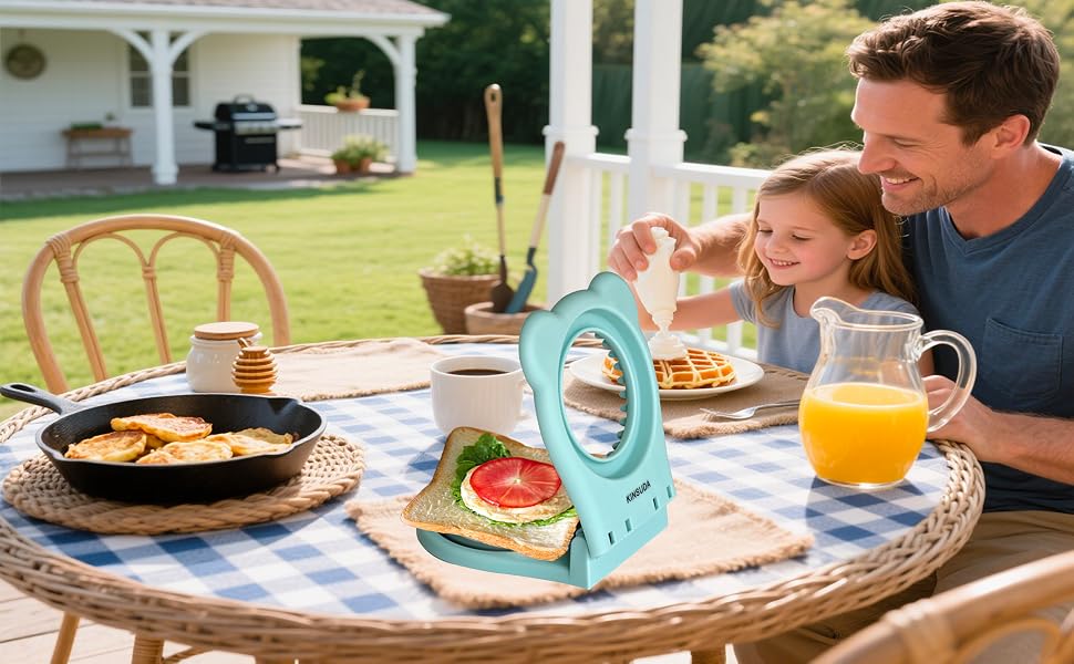Savor the fun of making sandwiches with your kids.