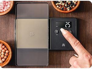 enter pcs mode by holding unit button to count small items like beads on digital jewelry scale