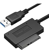 EYOOLD USB 3.0 to 7+6 13-pin Slimline SATA Adapter Cable for Laptop CD/DVD ROM Optical Drive