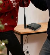 Retekess TA003 Silent Disco Headphone System,Wireless Silent Disco LED Light Headphones, Stereo a...