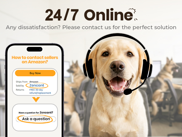 Support Available: Contact us anytime with concerns, we’re always on hand