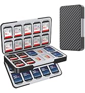 HEIYING SD Card Holder for Memory SD Card and Micro SD Card, Portable SD SDHC SDXC Micro SD Card ...