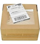 Immuson 7.5'' x 5.5'' Packing List Pouches, Plastic Shipping Envelopes Clear Adhesive Top Loading...
