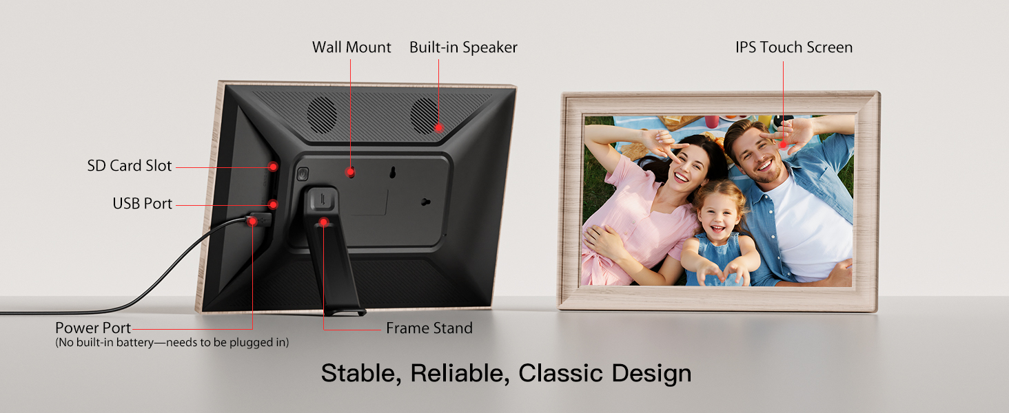frameo digital frame wifi picture photo video share moment from phone