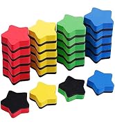 24 pcs Strong Magnetic Whiteboard Eraser - Mini Dry Erase Erasers, Small Chalkboard Cleansers Wip...