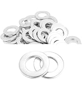 50PCS Oil Drain Plug Gasket,14mm Aluminum Engine Oil Plug Washer with Lasting Sealing,OEM#94109-1...