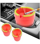 2026 New 2PCS Car Ashtrays for Cup Holder Smell Proof,Portable Smokeless Ashtray with Sealed Lid ...