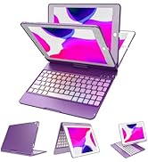 iPad Keyboard Case for iPad 6th Gen 2018, iPad 5th Gen 2017, iPad Pro 9.7, iPad Air 2, iPad Air 1...