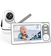Firskids Baby Monitor - 1000ft Long Range Baby Monitor with Camera and Audio No WiFi, Built in 35...