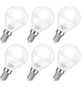 EvaStary Ceiling Fan Light Bulbs, 60W Equivalent E12 LED Bulb, Super Bright 600LM Daylight 5000K ...