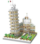 Leaning Tower of Pisa Micro Mini Building Blocks - 8.7