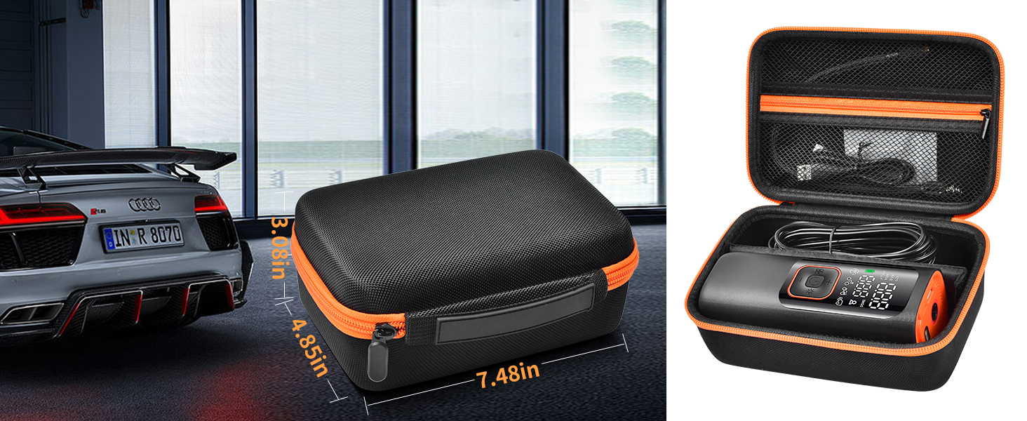 Wide Compatibility for Car Tire Pump Case