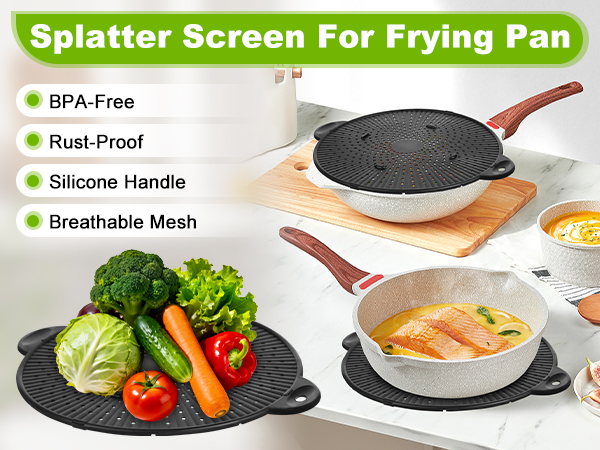 Silicone Splatter Screen