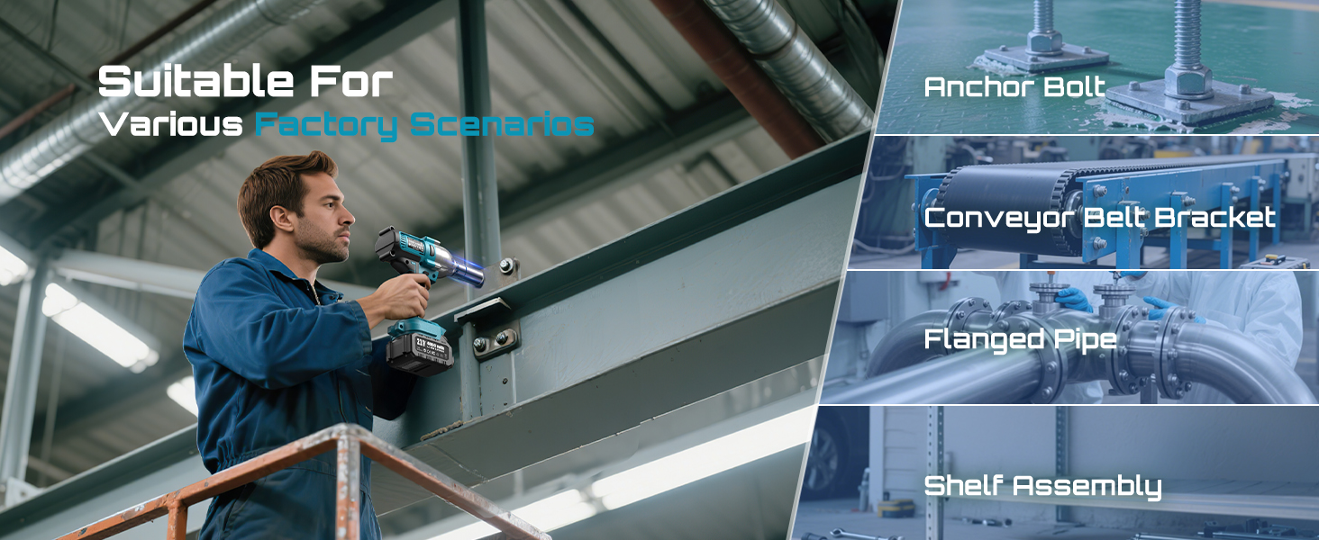 Suitable For multiple Factory scene: Anchor Bolt;Conveyor Belt Bracket;Flanged Pipe;Shelf Assembly