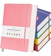 5 Pack Lined Notebook Journal for Women, 312 Numbered Pages Thick Notebooks Bulk, 100gsm No Bleed...