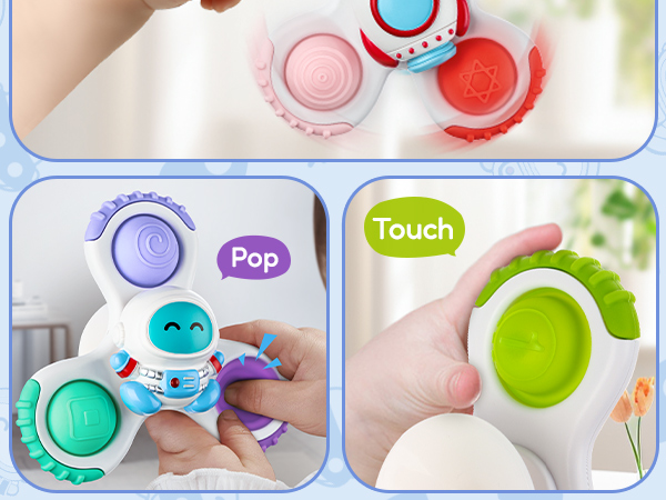 Suction Cup Spinner Toys