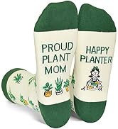 GOLIN Women Funny Socks, Novelty Gift for Plant Mom, Knitting, Breast Cancer Survivor, Tennis Lover