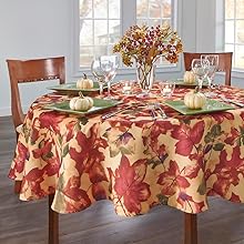 Elrene Home Fashions Harvest Festival Round Tablecloth