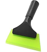 FOSHIO Small Squeegee with 5 Inch Green Rubber Blade Mini Wiper Window Tinting Tools for Mirror G...