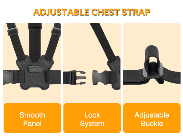 Dual Shoulder Body Cam Mount for Police,Sports,Hiking