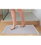 GOLD CASE HOME COLLECTION Bathroom Rug Mat Set of 2-100% - Recycled Cotton 16x24 and 20x32 Includ...