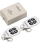 eMylo RF Relay Switch Smart Remote Control Module Wireless 433Mhz Relay Receiver with Two Transmi...