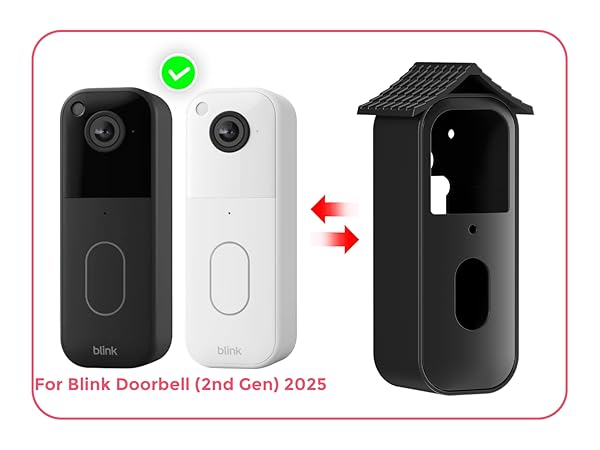No-Drill Blink Doorbell Mount for Blink Video Doorbell Camera (2nd Gen)
