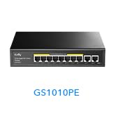 Cudy 8 Port Gigabit PoE Switch, 120 Watts PoE Budget, 8 10/100/1000Mbps PoE+ Ports, 2 Gigabit Upl...