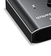 DUOPURUI USB 3.0 Switch 2 in 1 Out / 1 in 2 Out Bi-Directional,USB Switcher 2 Computers Share Pri...