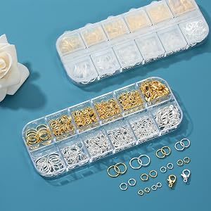 500PCS O Rings and Lobster Clasps