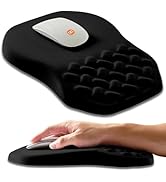 Armanza Ergonomic Slope Mouse Pad Wrist Support, Wrist Rest Mousepad for Carpal Tunnel Pain Relie...