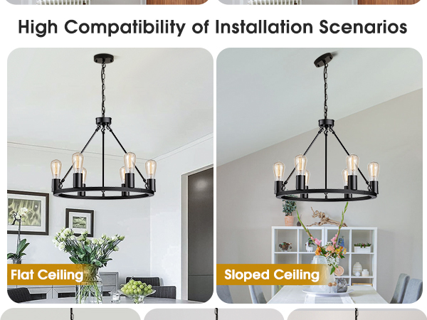 wagon wheel chandelier