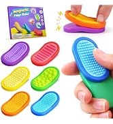 Sensory Fidget Toys for Kids Adults - 6 Pack Silicone Textured Sensory Slider for Kids Calming - ...