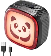 ROCKBROS Bike Tail Light Smart,Type-C 400mAh Battery& Adjustable Angle,Dual Mounting Bicycle Rear...