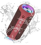 Ortizan Portable Bluetooth Speaker, IPX7 Waterproof Wireless Speaker with 24W Loud Stereo Sound, ...