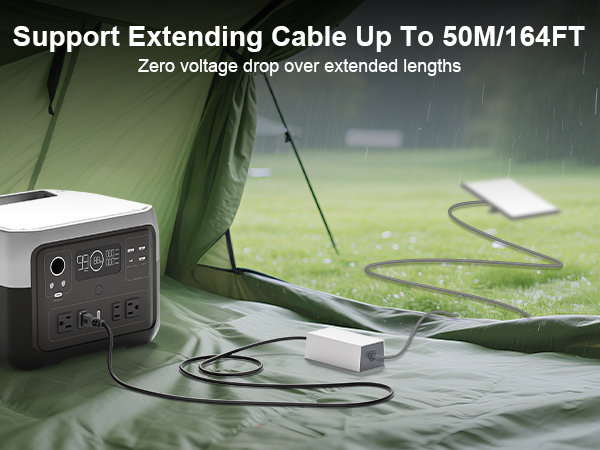 Support Extending Cable Up To 50M/164FT Zero voltage drop over extended lengths