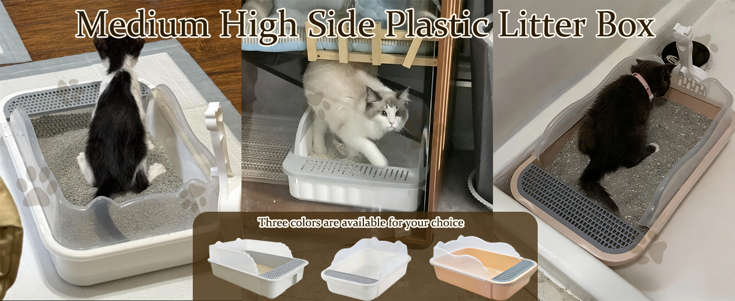 low entry litter box with strainer