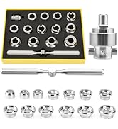 MEKOTRIN Watch Case Back Removal Tool, 5537 Watch Case Opener Dies Set, Professional Hand Held Re...