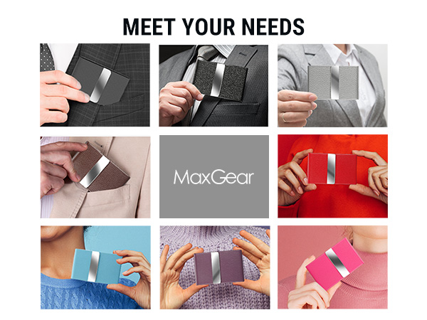 PU Leather Business Card Case