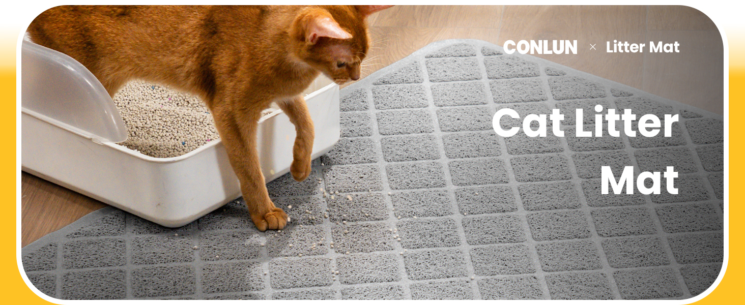 cat litter mat