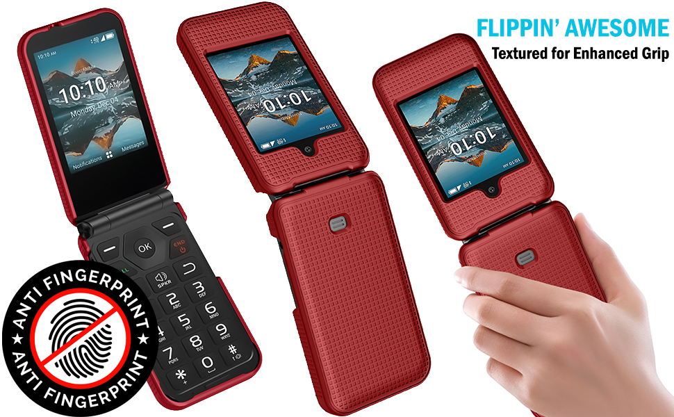 case for boost summit 4g flip phone consumer cellular iris easy flip phone hard cover