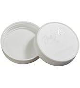 Yodecy 9 Pack White Wide Mouth Mason Jar Lids, One-piece Lid without Silicone Ring, Plastic Mason...
