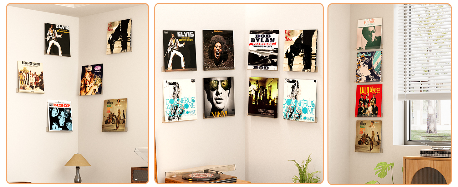record shelves