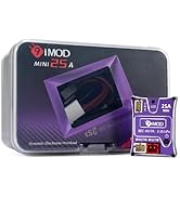 25A Mini Brushed ESC for 1/18 TRX4M Axial SCX24 RC Crawler Upgrade, 2-3s LiPo Micro RC ESC (Purple)