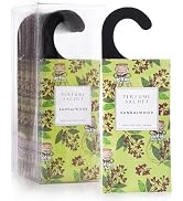 ROSE COTTAGE Large 12 Packs Sandalwood Hanging Closet Deodorizer Air Freshener Long Lasting Scent...