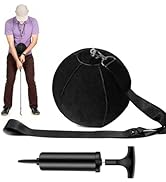 Golf Training Ball-Golf Swing Trainer Aid ,Inflatable Posture Corrector with Pump & Adjustable La...