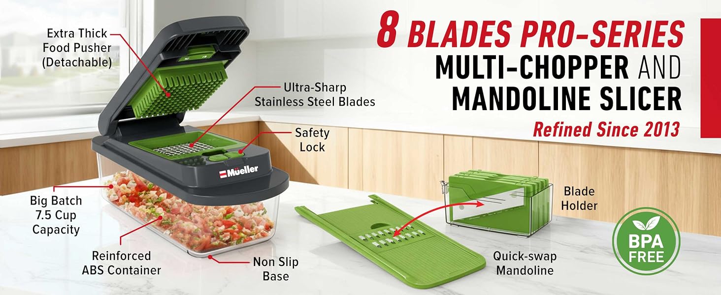 8 blade chopper