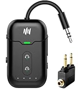 Bluetooth 5.4 Transmitter Receiver,2-in-1 Bluetooth Adapter for Airplane,Bluetooth Transmitter fo...